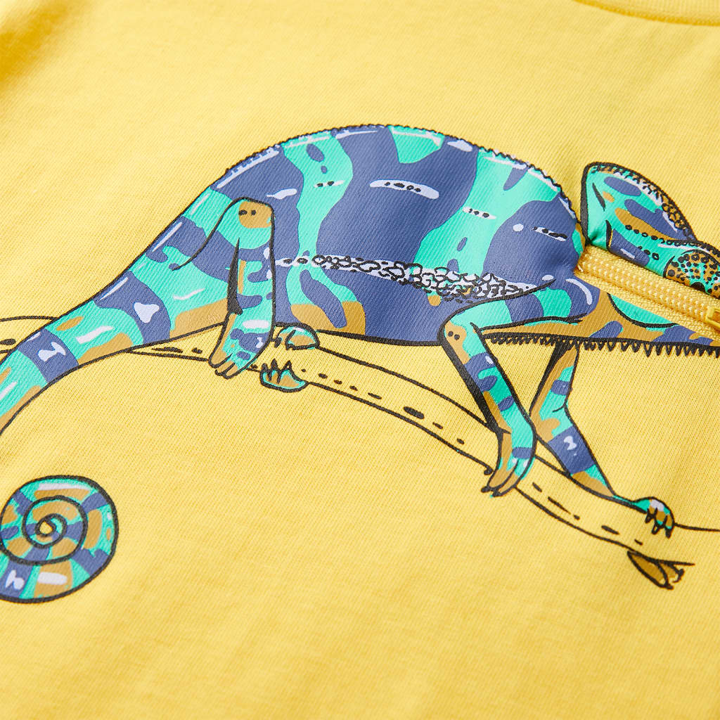 Kids' Short-Sleeve T-Shirt Light Ochre 104