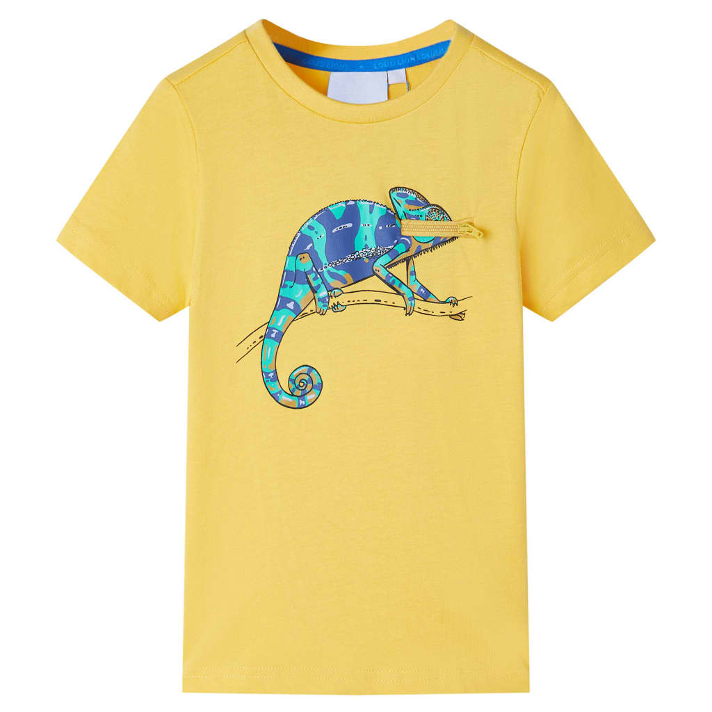 Kids' Short-Sleeve T-Shirt Light Ochre 116