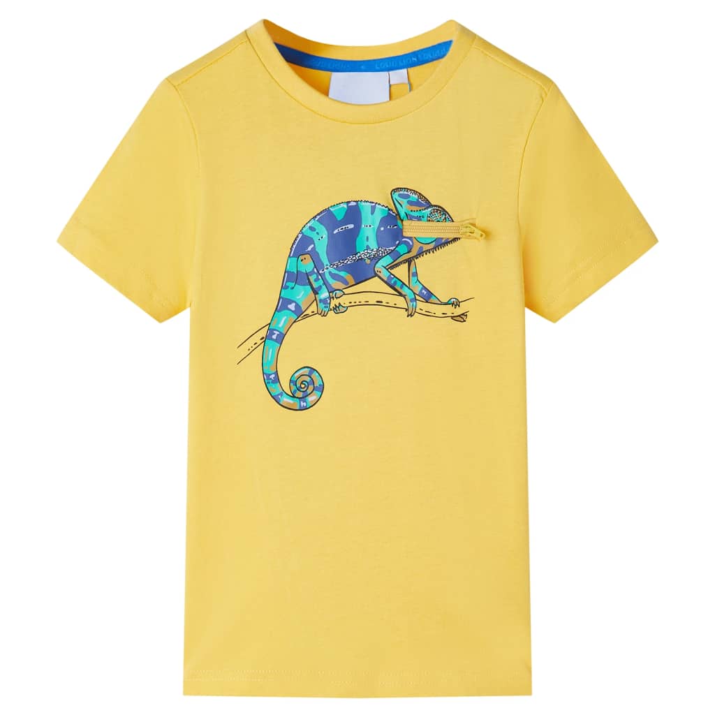 T-shirt manches courtes enfant Ocre clair 128