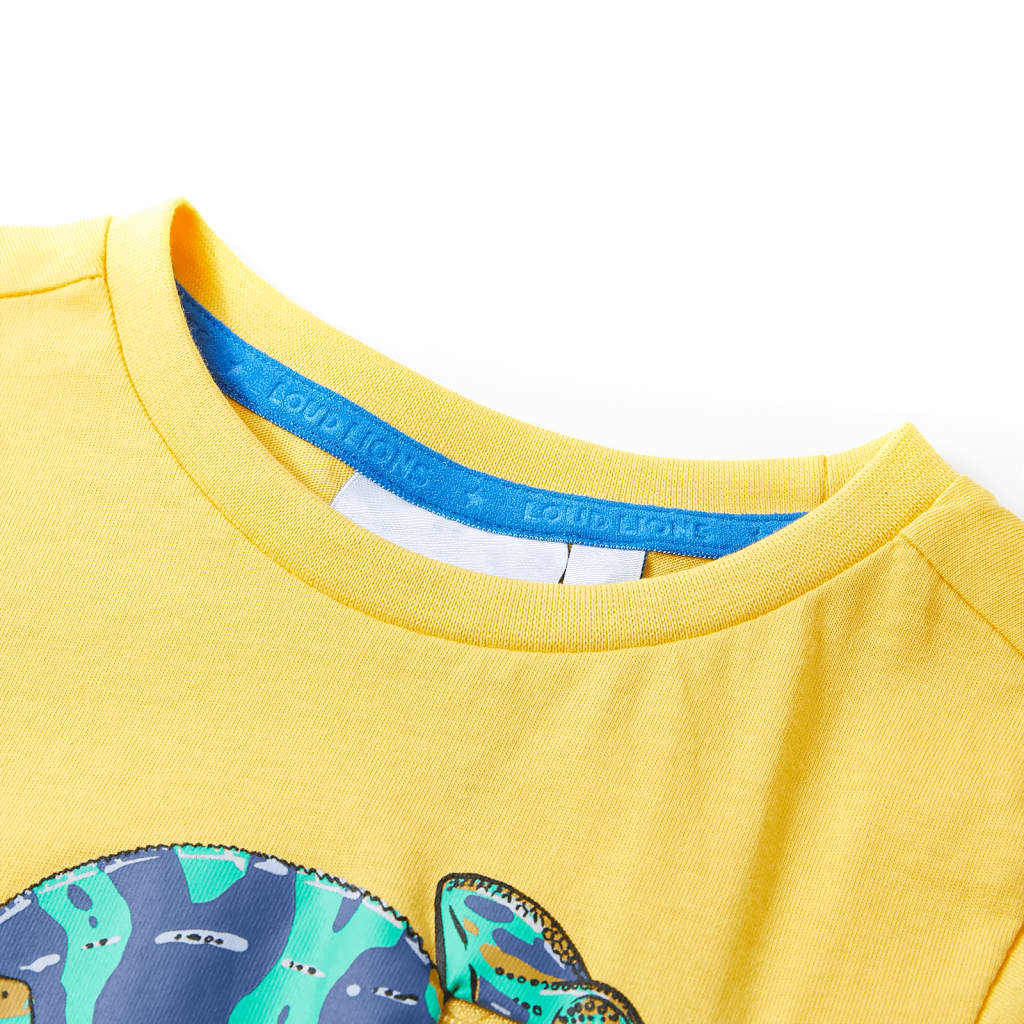 T-shirt manches courtes enfant Ocre clair 128