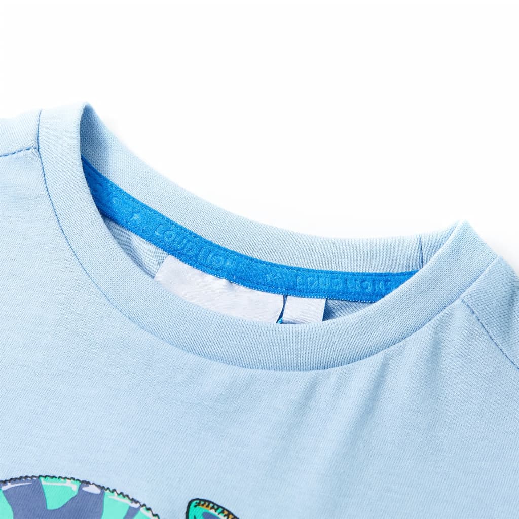 Kids' Short-Sleeved T-Shirt Light Blue 104