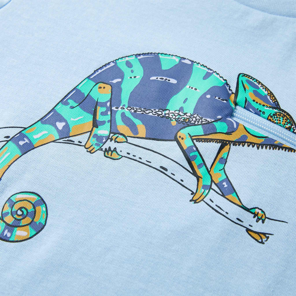 Kids' Short-Sleeved T-Shirt Light Blue 104
