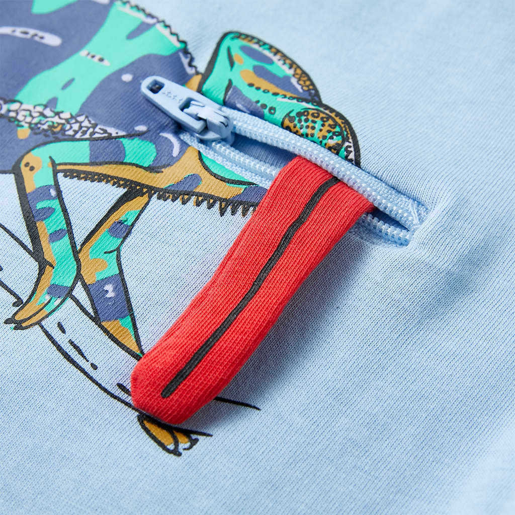 Kids' Short-Sleeved T-Shirt Light Blue 104