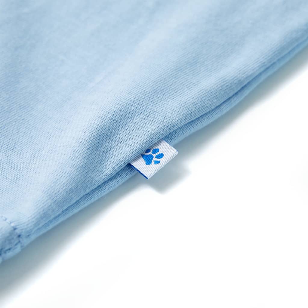 Kids' Short-Sleeved T-Shirt Light Blue 104