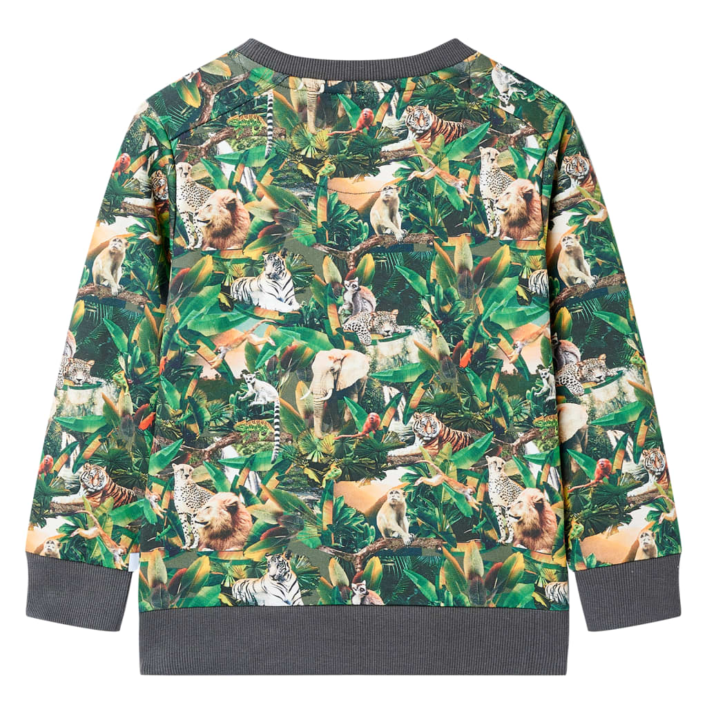 Kids' Jungle Motif Sweatshirt 116