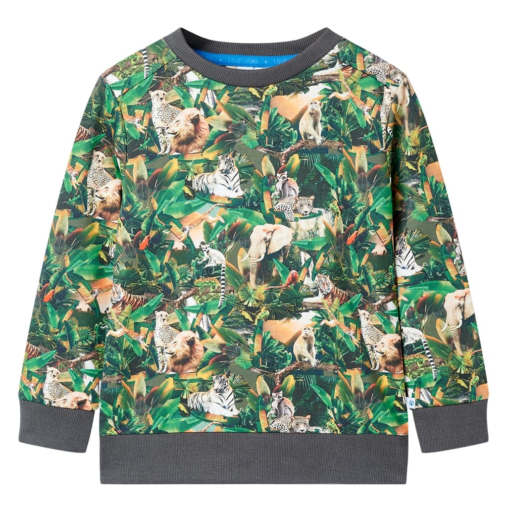 Kids' Sweatshirt Jungle Motif 128