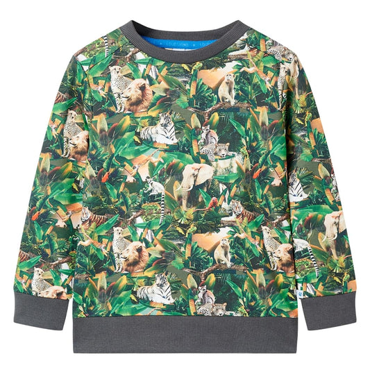 Kids' Sweatshirt Jungle Motif 128
