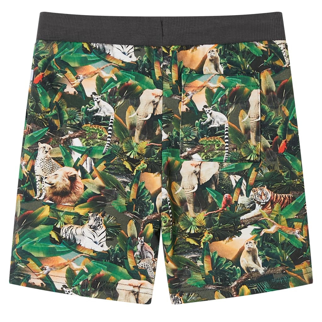 Kids' Shorts with Drawstring Petrol Blue 104