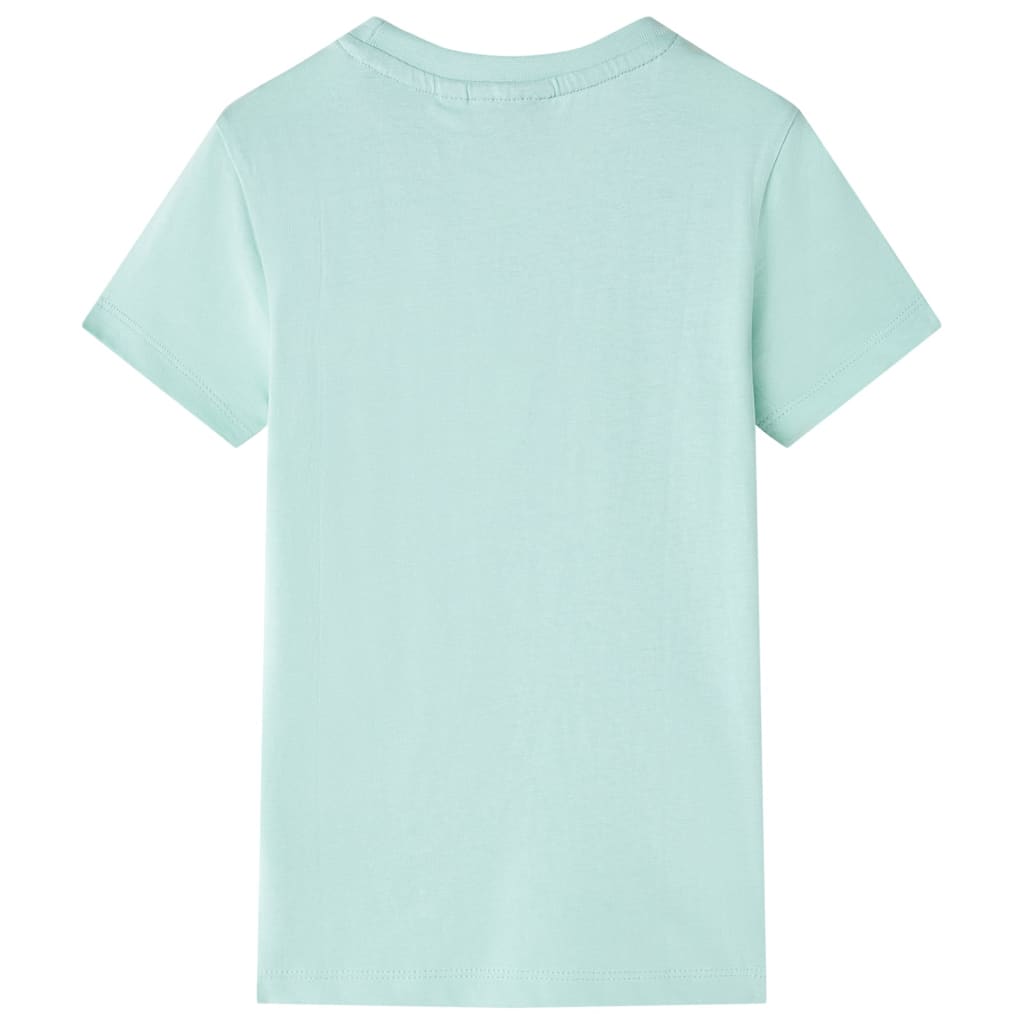 T-shirt enfant Vert menthe clair 104