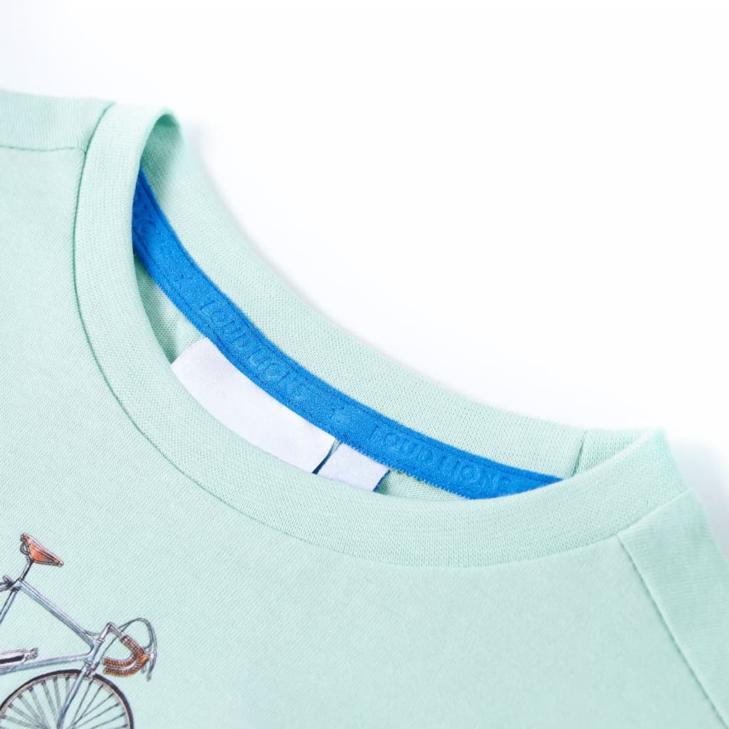 T-shirt enfant Vert menthe clair 104
