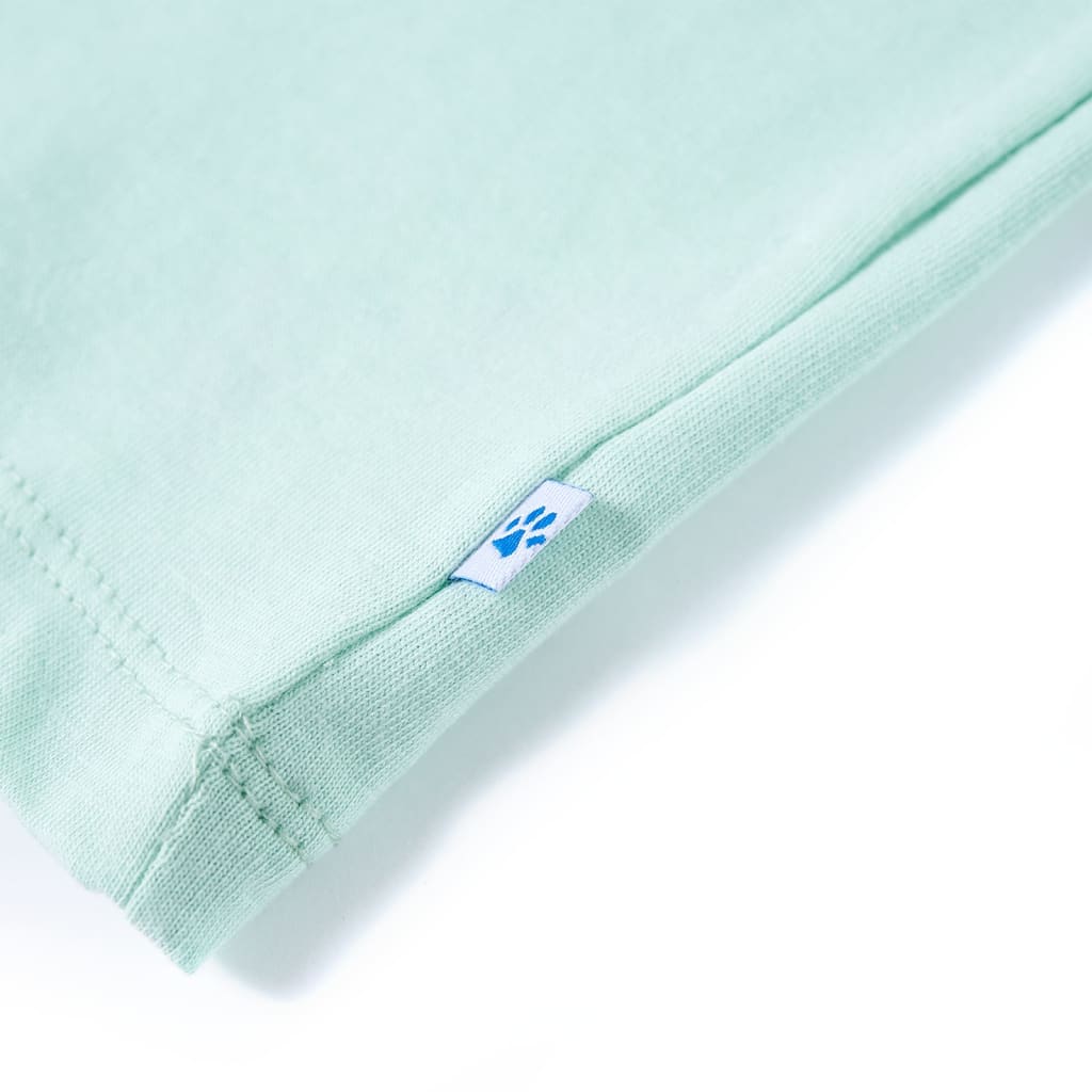 T-shirt enfant vert menthe clair 116