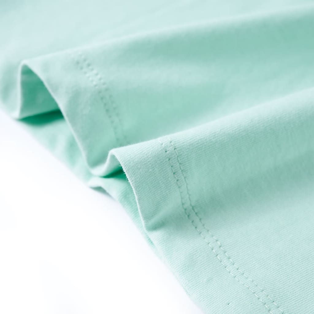 T-shirt enfant vert menthe clair 116