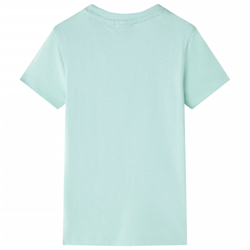 T-shirt enfant vert menthe clair 140