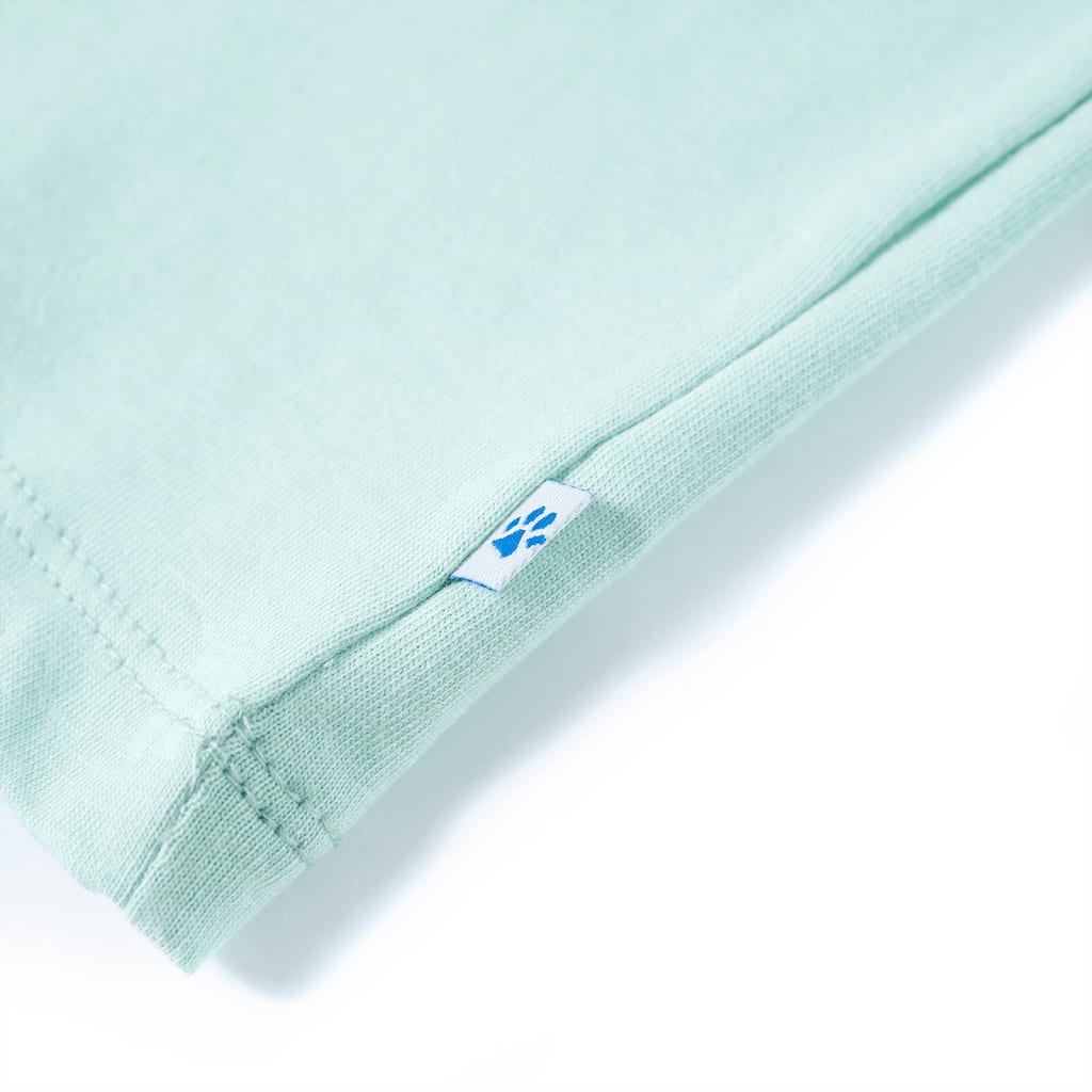 T-shirt enfant vert menthe clair 140