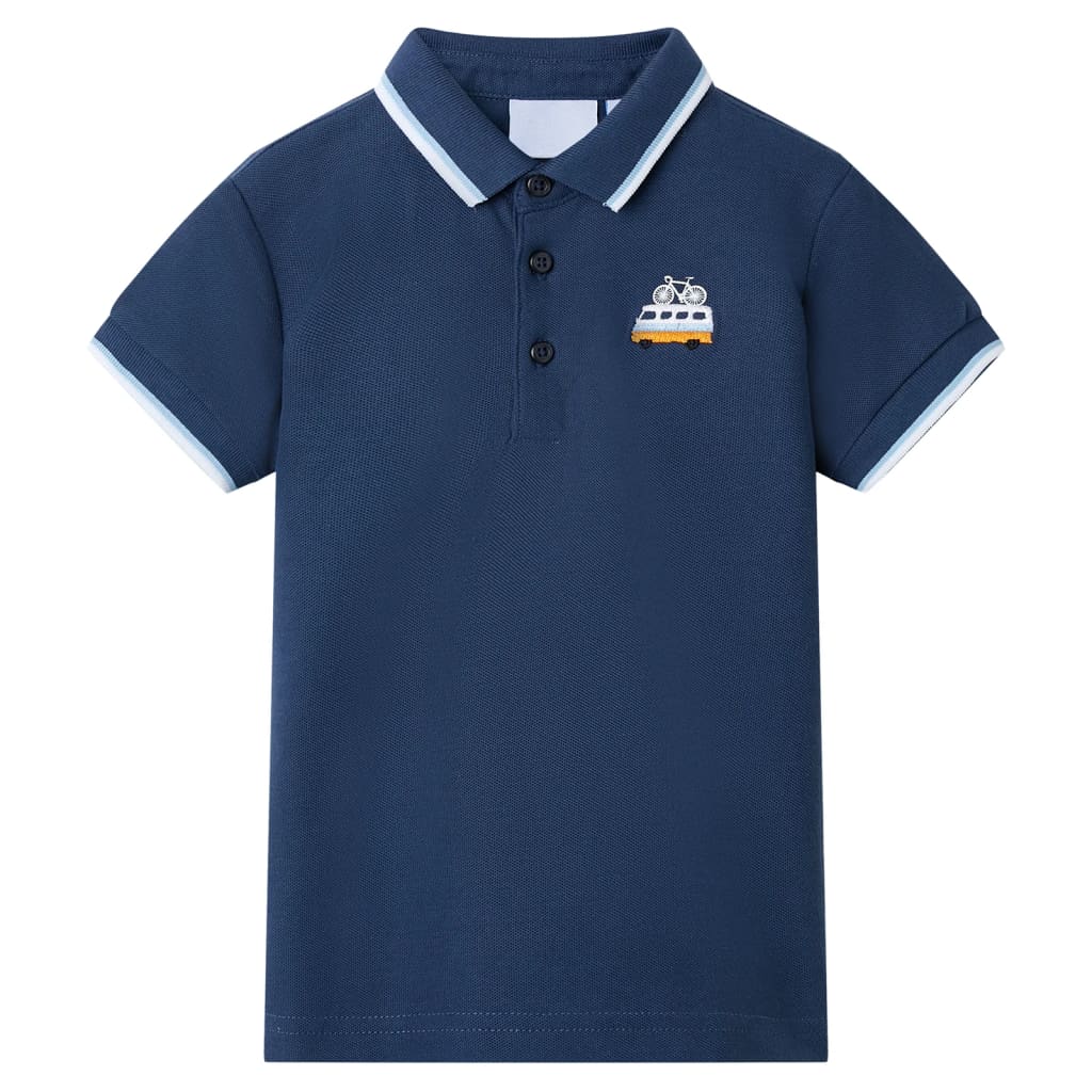 Children's Polo Shirt Dark Blue 92