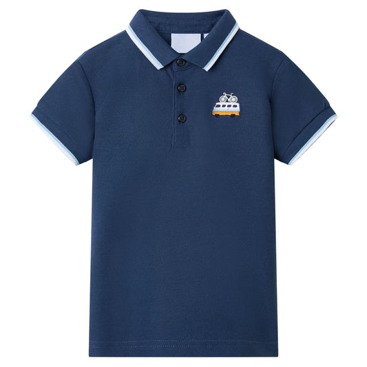 Children's Polo Shirt Dark Blue 92