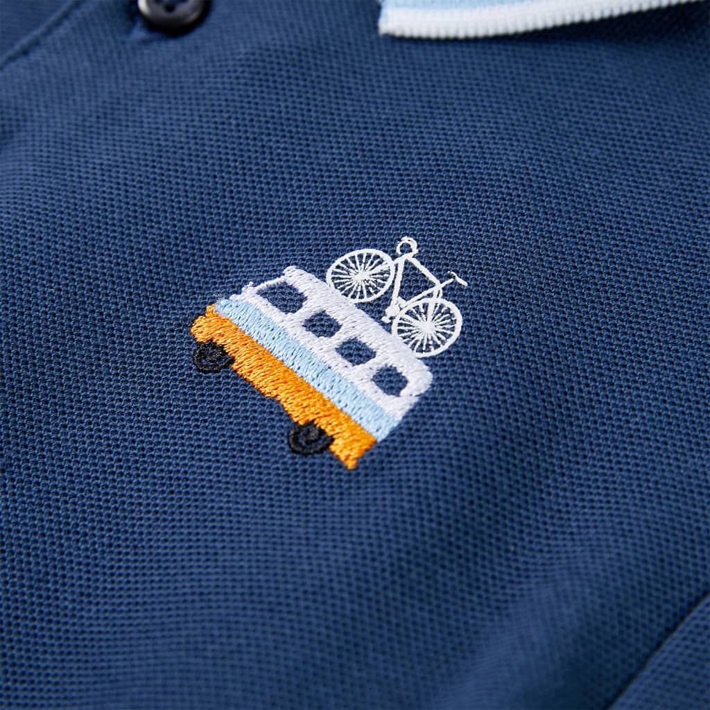 Children's Polo Shirt Dark Blue 92
