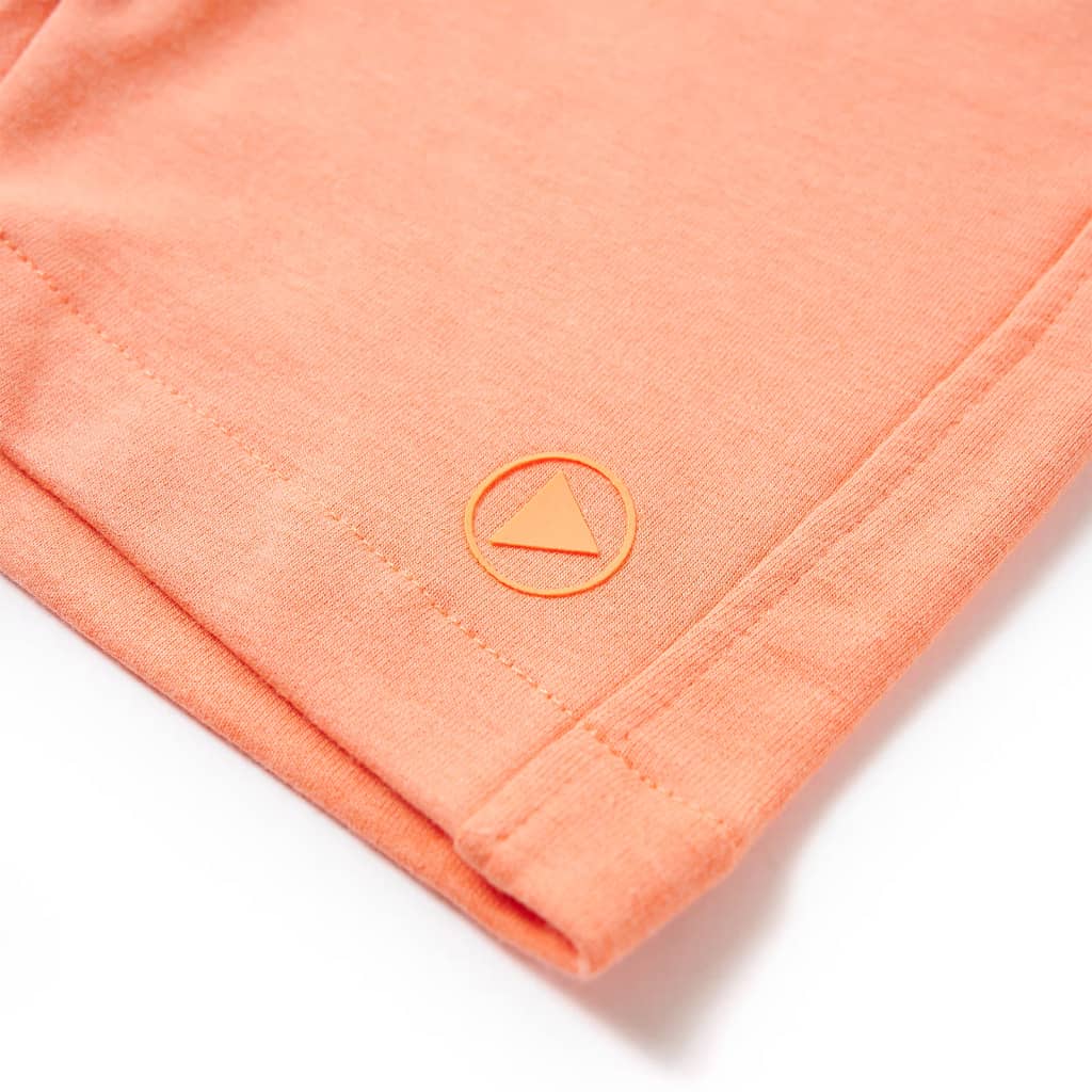 Kids' Drawstring Shorts Neon Orange 128