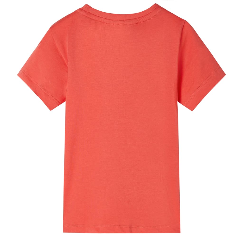 T-shirt enfant à manches courtes Rouge clair 128