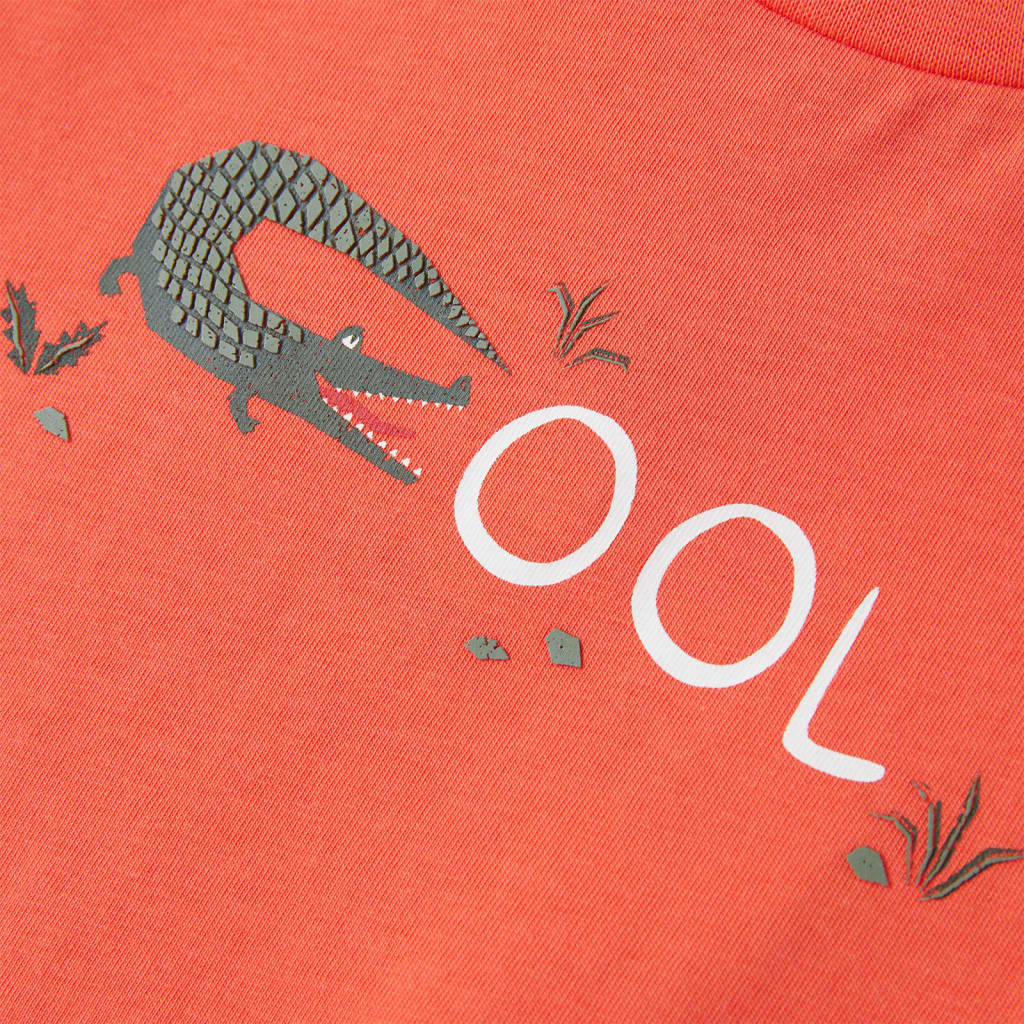 T-shirt enfant à manches courtes Rouge clair 128