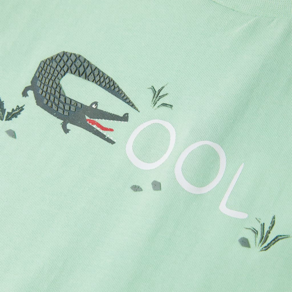 Children's Short-Sleeved T-Shirt Light Green 116