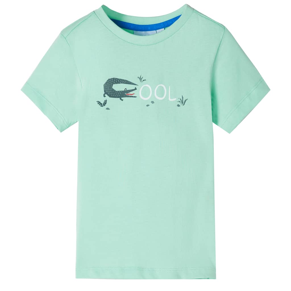 Kids' Short-Sleeve T-Shirt Light Green 128