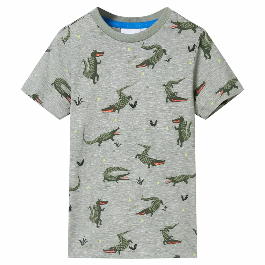 Kids' T-Shirt Light Khaki Mélange 140