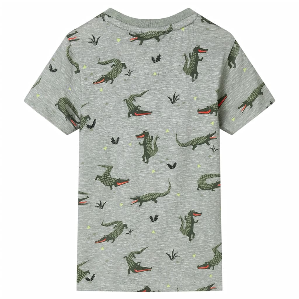 Kids' T-Shirt Light Khaki Mélange 140
