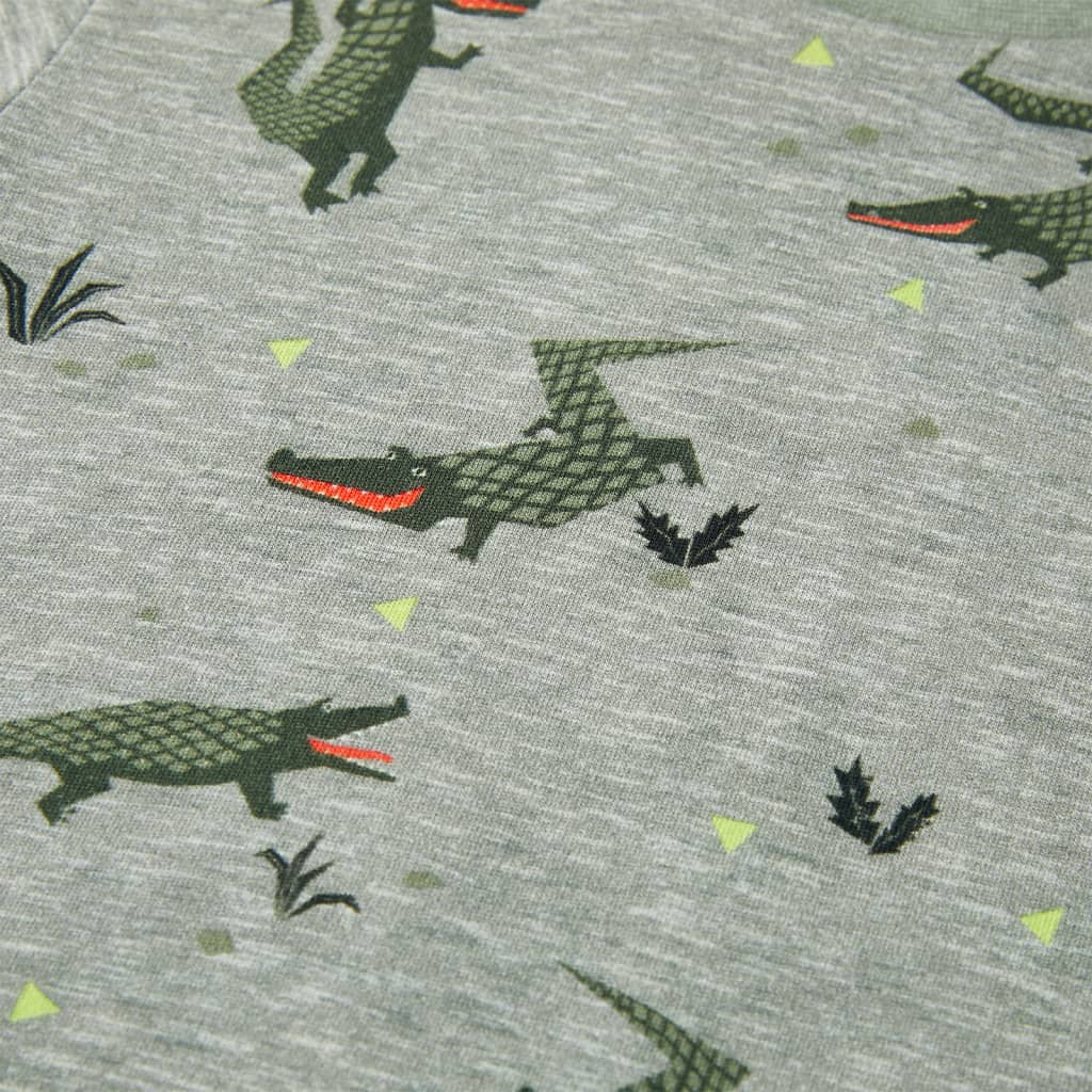 Kids' T-Shirt Light Khaki Mélange 140