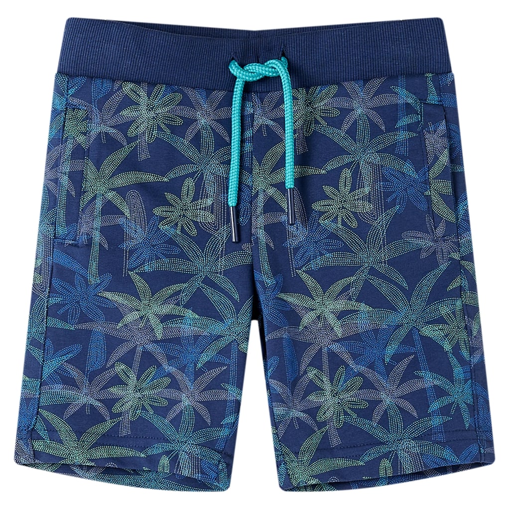 Kids' Shorts with Drawstring Navy Blue 128