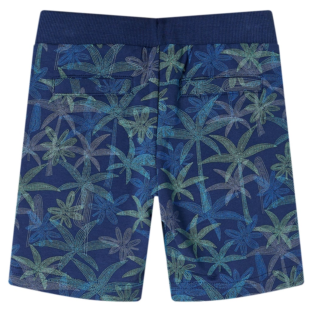 Kids' Shorts with Drawstring Navy Blue 128