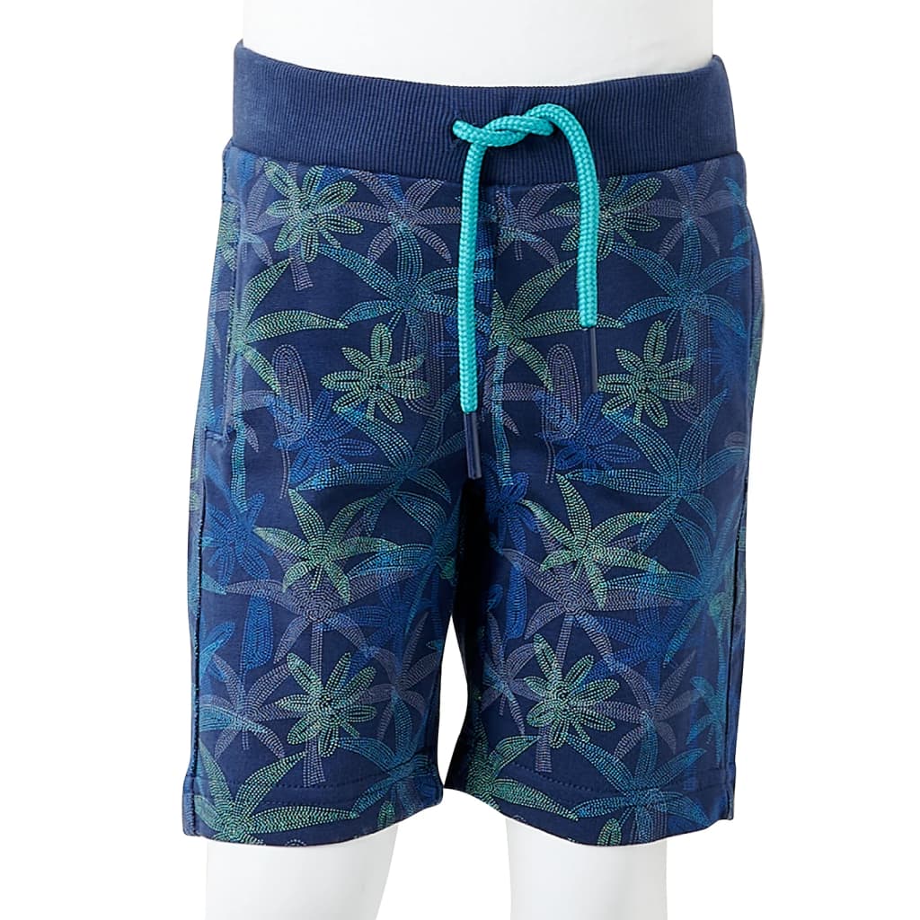 Kids' Shorts with Drawstring Navy Blue 128