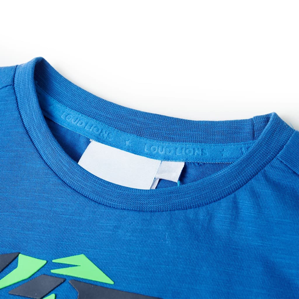 T-shirt enfant bleu 128