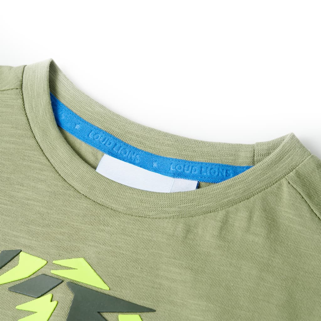T-shirt enfant Kaki clair 116