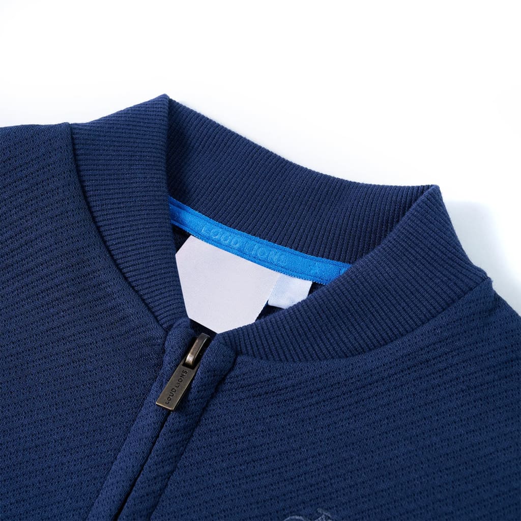 Sweatshirt zippé enfant Marine 104