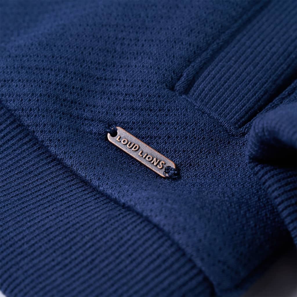 Sweatshirt zippé enfant Marine 104