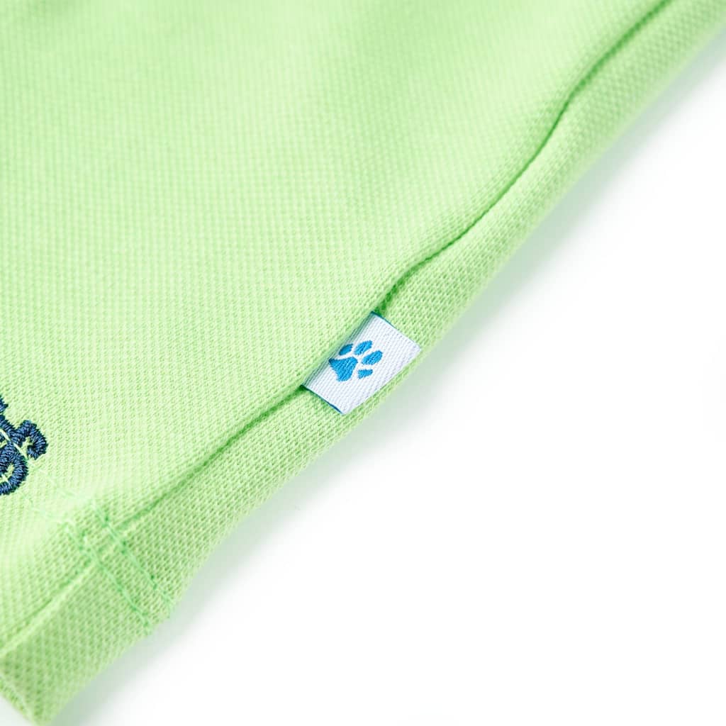 Kids' Polo Shirt Neon Green 104