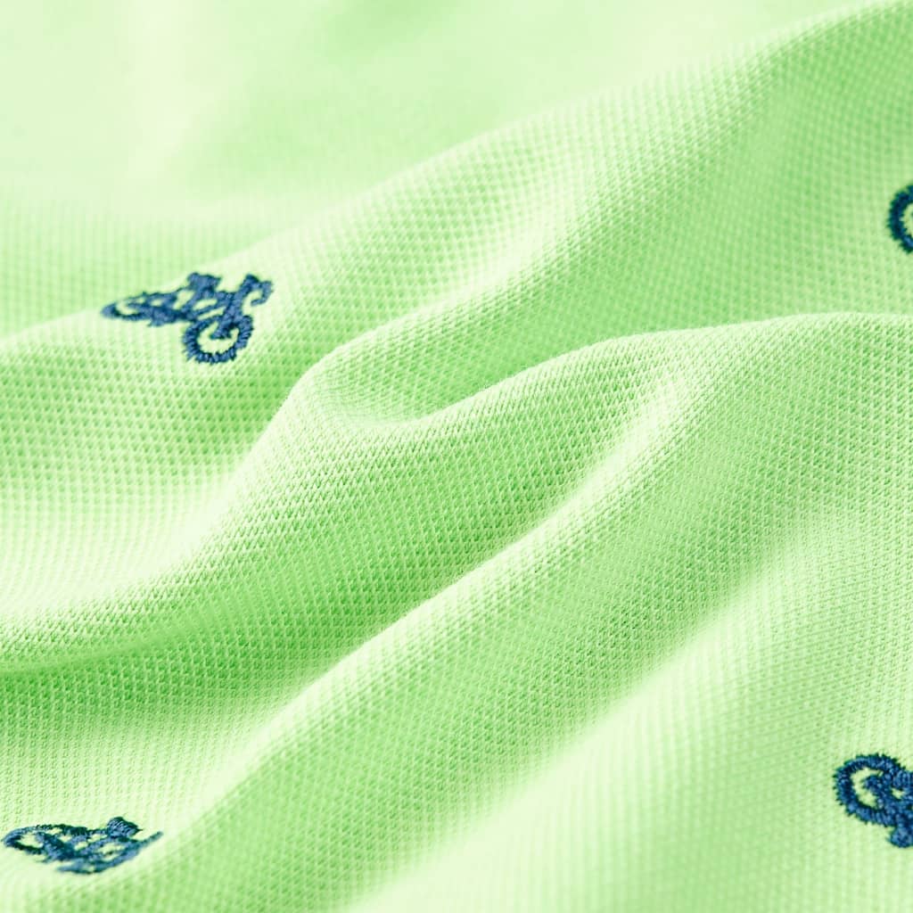 Kids' Polo Shirt Neon Green 140