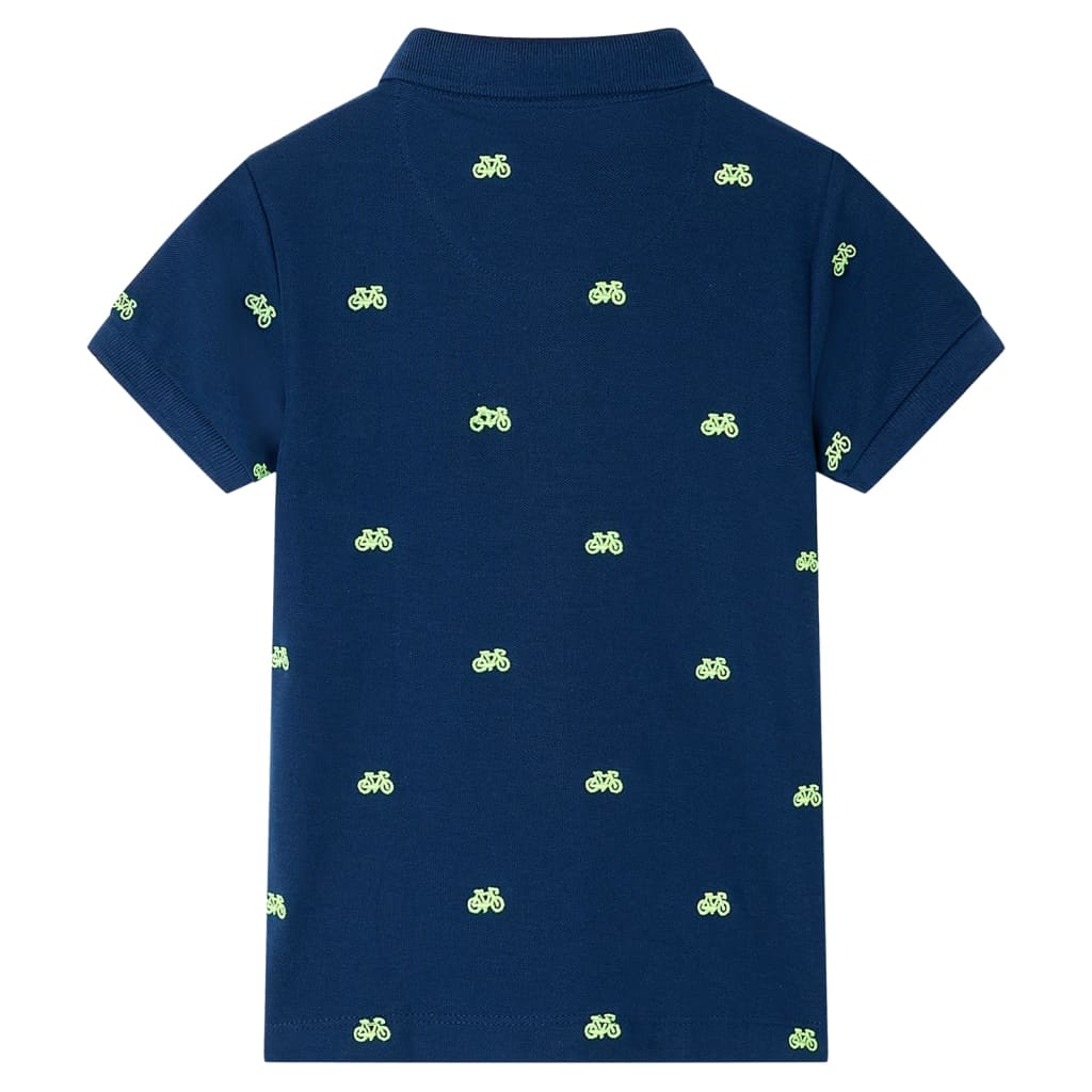 Kids' Polo Shirt Navy Blue 92