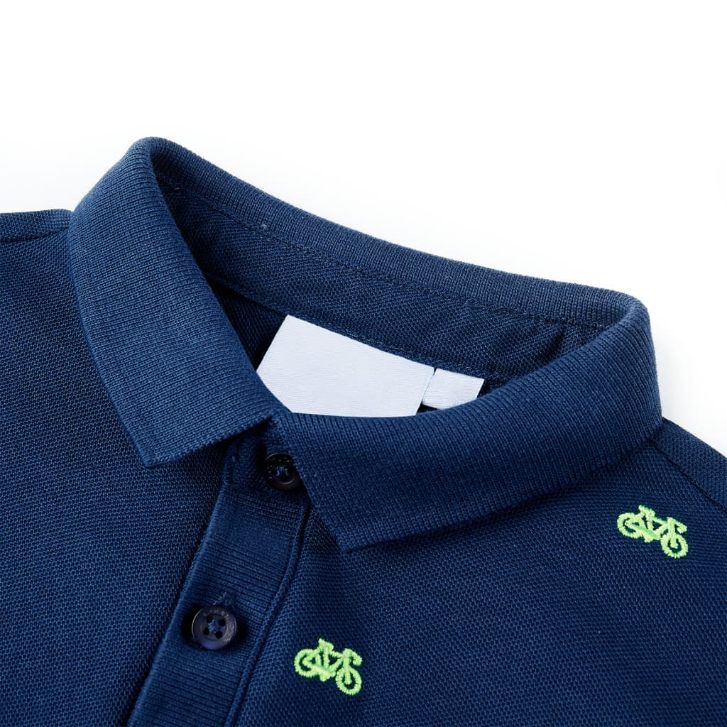 Polo enfant bleu marine 104