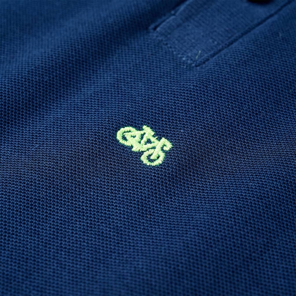 Polo enfant bleu marine 128
