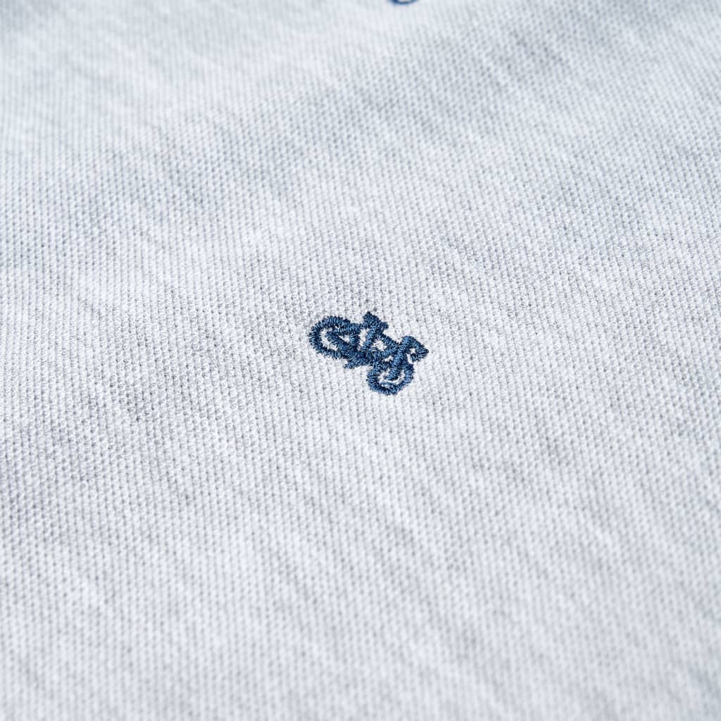 Children's Polo Shirt Grey Marl 92
