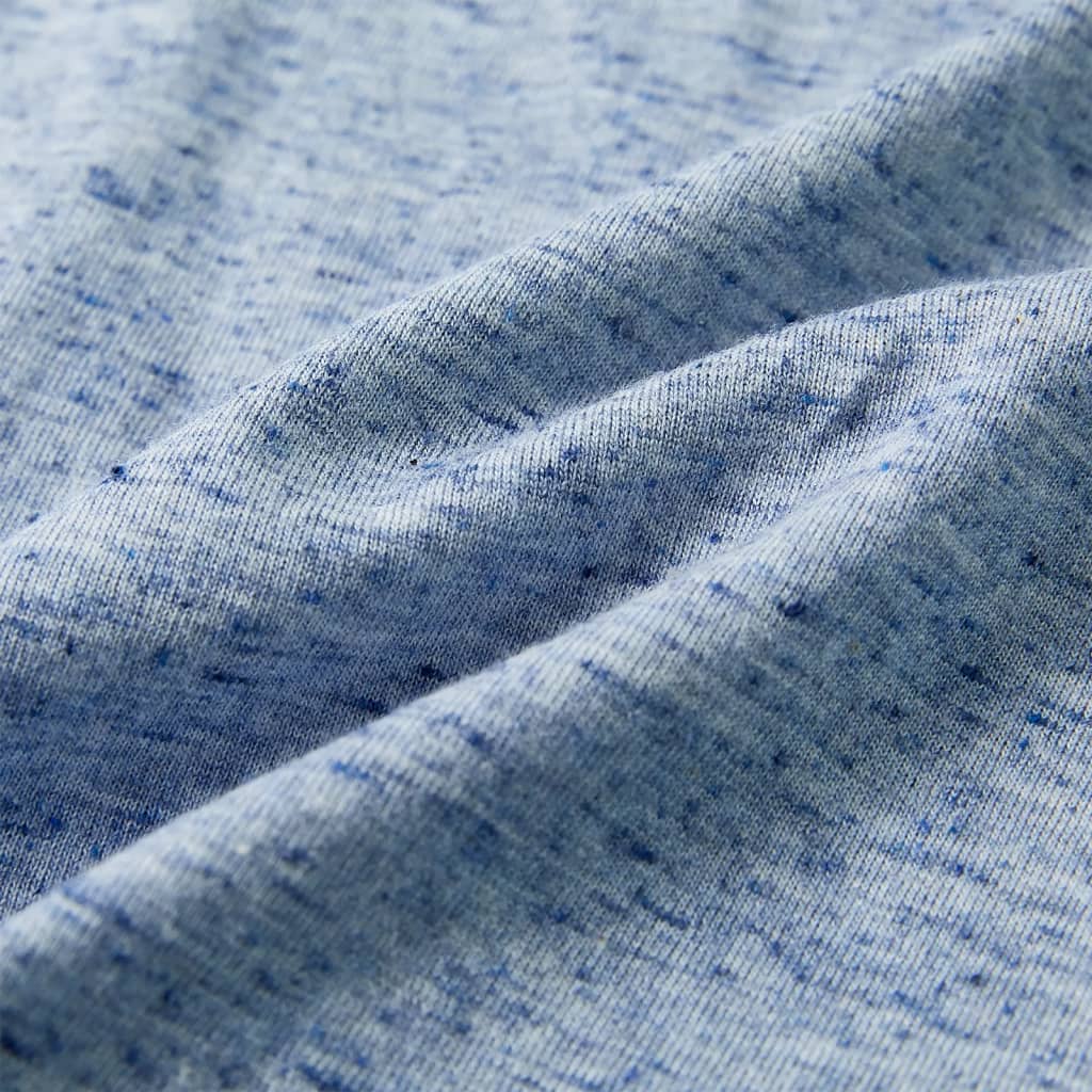 Kids' Short-Sleeve T-Shirt Blue Melange 128
