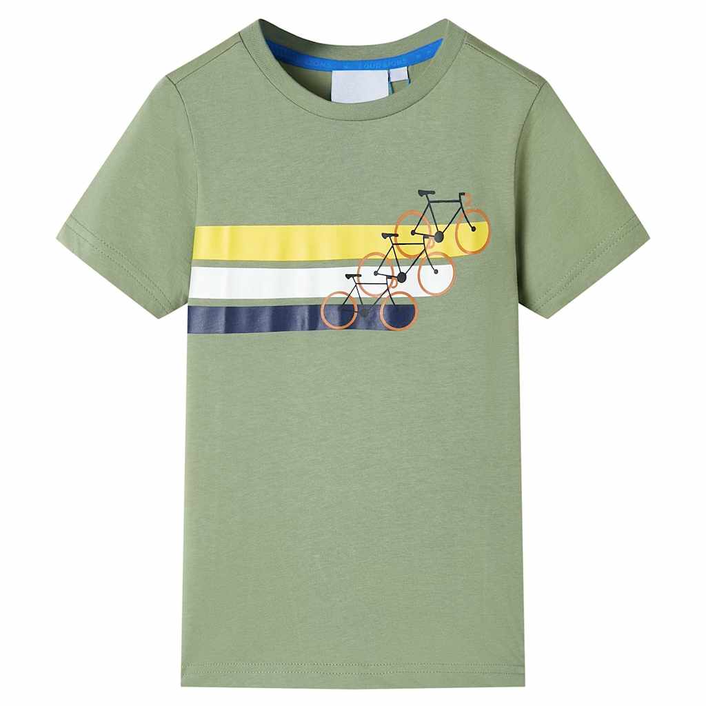 Kids' Short-Sleeve T-Shirt Light Khaki 128