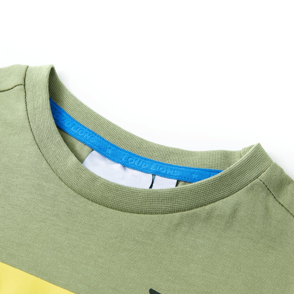Kids' Short-Sleeve T-Shirt Light Khaki 128