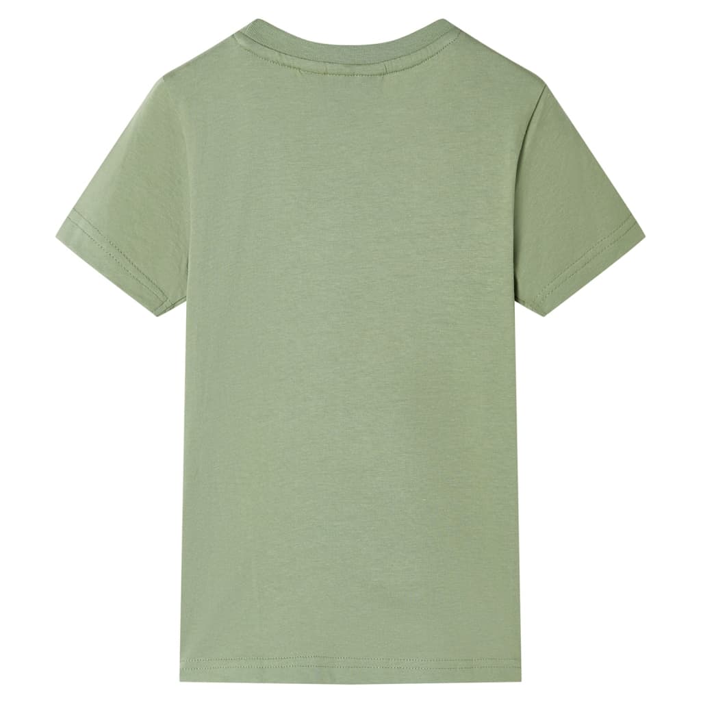 T-shirt enfant à manches courtes kaki clair 140