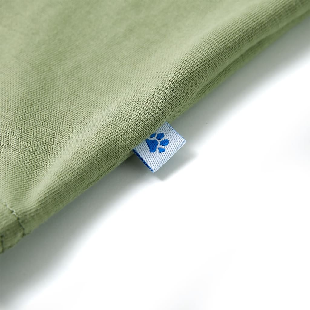 T-shirt enfant à manches courtes kaki clair 140
