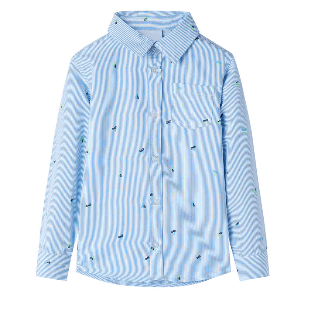 Children's shirt light blue 104