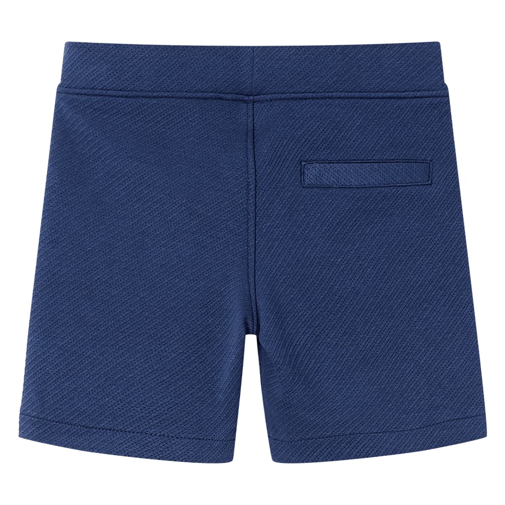 Kindershorts mit Kordelzug Dunkelblau 128