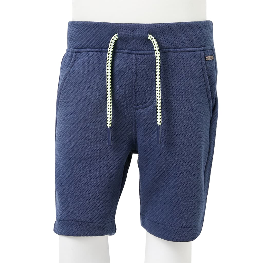 Kindershorts mit Kordelzug Dunkelblau 128